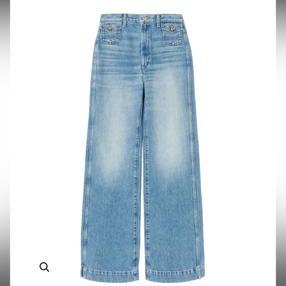 Re/Done Denim - Re/done 70s pocket wide leg jean euc